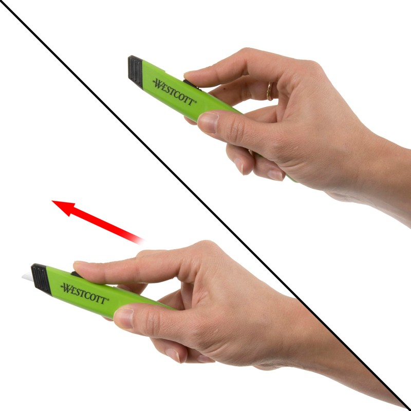 Westcott Box Cutter Safety Ceramic Utility Knife, 2-Pack