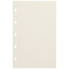 Filofax Pocket Plain Notes for Refillable Notebook - White