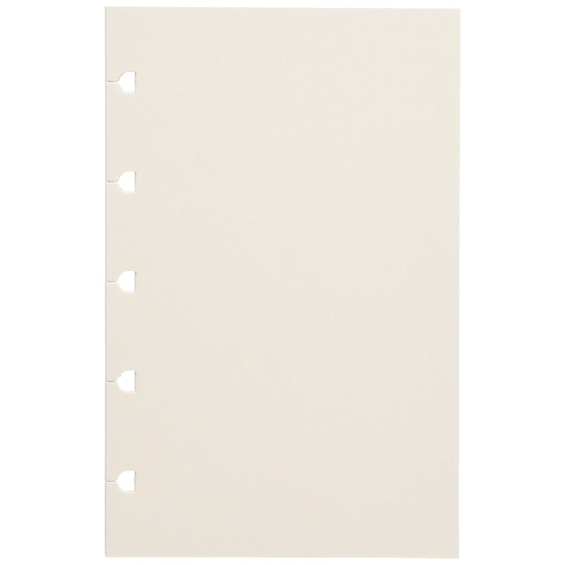 Filofax Pocket Plain Notes for Refillable Notebook - White