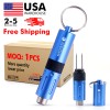 Luxury Manual Cigar Punch Cutter Key Chain Stainless Steel Blade