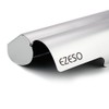 Ezeso, Aluminium Glasses Case, Simple Design, Silver, 15.2 x 4.9