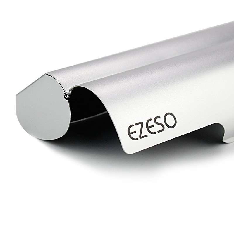Ezeso, Aluminium Glasses Case, Simple Design, Silver, 15.2 x 4.9