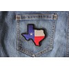 Ivamis Reflective Texas Map Flag Patch- 3x3 inch - P6638