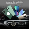 Soporte Magnético Universal para Auto Negro 1HORA,Compatible iPhoneSamsungMotorolaAndroid,Incluye Placa,Se Fija