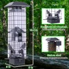 Squirrel Proof Bird Feeders for Outdoors, Metal Wild Bird Feeder