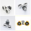 Cokritsm Shower Door Rollers, 6 Pieces, Shower Cubicle Rollers, 25