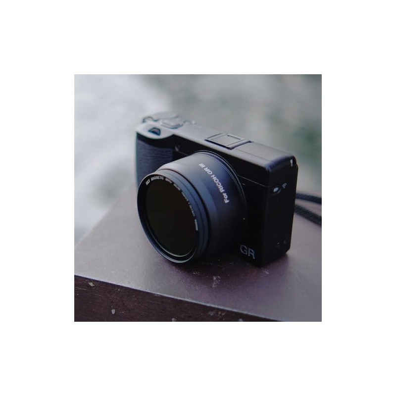 H&Y ARGR3 Magnetic Filter Adapter Ring 49mm for RICOH GR