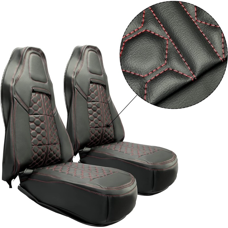 KUAFU Artificial Leather Seat Covers Compatible with 2014 2015 2016