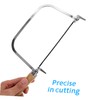 SHINEOFI 1 Set Coping Saw with Wooden Handle Ergonomic Hand