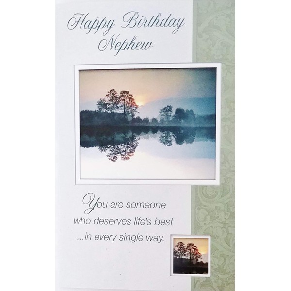Happy Birthday Nephew Greeting Card - You Are Someone Who Deserves Life's Best In Every Single Way