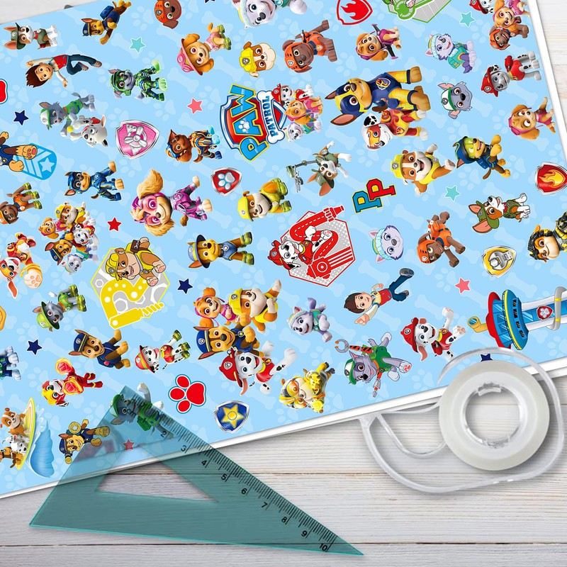 5 Sheets Dog Wrapping Papers 50cm x 70cm Gift Wrapping