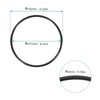 QUARKZMAN Nitrile Rubber Seal Replacement Rubber 115 mm x 107