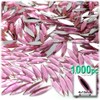 1,000pc Rhinestones Eye Shaped (Navette) 4x15mm Pastel Assortment