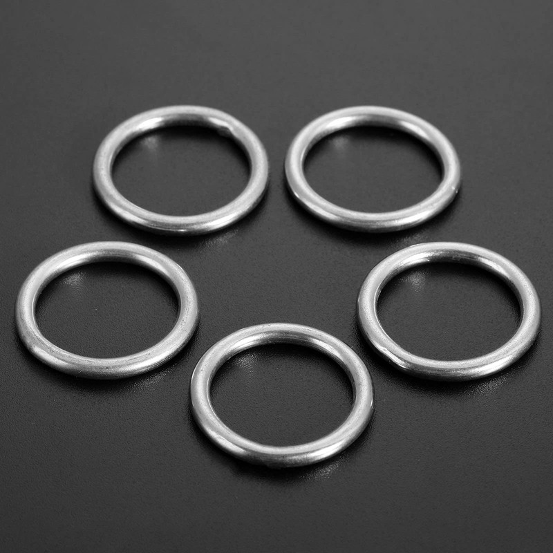 5個入り ステンレス鋼 Oリング 溶接 ステンレススチール製 Oリングセット 船用 ハンギングリング ボート用 内径40mm