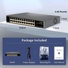 Ztyuav 25-Port Full Gigabit Easy Smart Managed Ethernet Switch-24 Ethernet