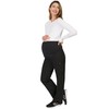 Evolution Scrubs Women's 4-Way Stretch Maternity Pant, Black, Medium