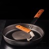 Kockums Jernverk Smash Burger Press with Leather Handle - Smashburger