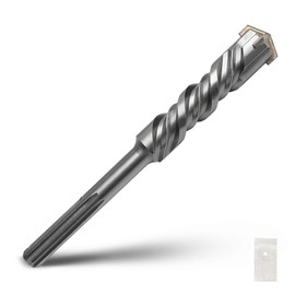 1-3/8 x 13.4 inch SDS Max Rotary Hammer Drill Bit, 35x340mm Carbide Tip Masonry Drill Bit,Concrete Drill Bit for Masonry, Brick, Stone, Concrete (Length :340mm / 13.4 inch, 35mm (1-3/8 in) Diameter)