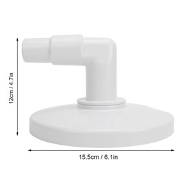 Pool Skimmer Vacuum Plate with 90 Degree Elbow Adapter for Hayward SP11071, Swimming Pool Skimmer Vac Vacuum Hose Adapter Plate, Above Ground Pool Vacuum Plate Replacement