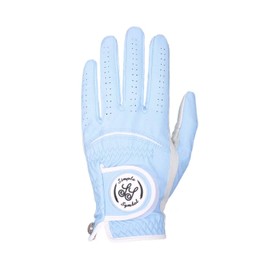 SIMPLE SYMBOL Men's Golf Glove High Grade Leather Left Hand Right Hand Value Three Pack Small/Medium/Large/XL(Sky,M,Right)