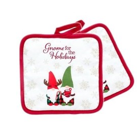 Gome fo The Holidays Towels, Festive Kitchen 2 Towels 1 Potholder and 1 Spatular, Christmas Decor, Home for The Holidays Towels, Holiday Towel Set, Holiday Home Accessories