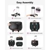 Arcoyard Rolling Teacher Bag with File Teacher Tote and Detachable