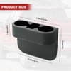 Lyxheth Car Gap Cup Holder, Car Seat Storage Box, Multifunctional