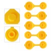 Unbranded 5Pcs Yellow Fuel Gas Can Jug Vent Cap Blitz