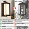 Degruand LED Modern Outdoor Wall Light 18W Rectangular,1800LM Bright Porch