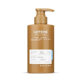 ORJENA Caffeine Protein Power Shampoo 500ml – Shampoo Nutritivo con Cafeína y Proteínas para Cabello Seco y Dañado