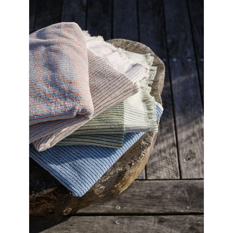 Linen House Alara Bath Sheet, Pebble, 40 cm x 60