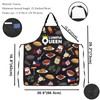 VAMSII Lumpia Queen Apron With Pockets Filipino Food Lover Adjustable