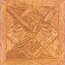 PowerSellerUSA Vinyl Self Adhesive Floor Tiles, 12x12 inches with 1.2 mm Thick Contemporary Design Peel and Stick Floor Tile Stickers, Square Flooring Tiles for Kitchen, Oak Parquet