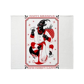 CafePress Happy Christmas Krampus Throw Blanket Super Soft Fleece Plush Throw Blanket, 60"x50"