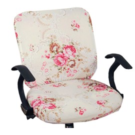 XNN Computer Office Chair Cover - Stretchable Universal Chair Covers Rotating Chair Slipcover (I)