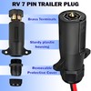 Groovely 7 Pin Power Interface,7 Blades Connected to 2 Pin