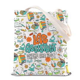 Lab Assistant Appreciation Tote Bag Lab Tech Week Bag Medical Assistant Gift Mystery Machine Theme Laboratory Technician Gift (LabAssistantTS-CA)