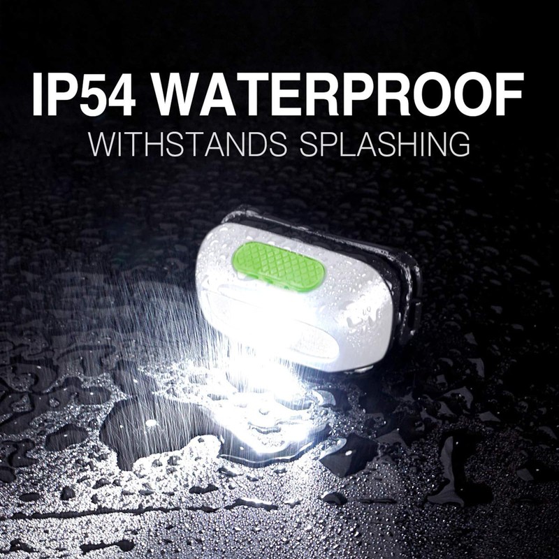 Rechargeable Headlamp, Ultra Bright 500 Lumen Head Lamp 5 Lighting