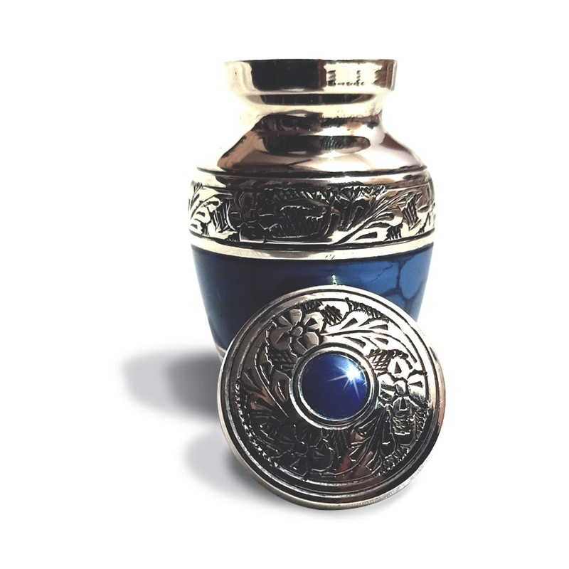 Small Keepsake Cremation Urns for Human Ashes with Velvet Heart