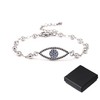 Evil Eye Bracelet for Women Adjustable Link Chain Eye Jewelry