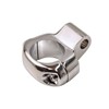 Chrome Mirror Mount Clamp for 1" Handlebars with 5/16" Mounting
