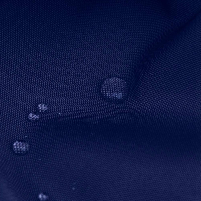 Homehold 200x200cm Navy Blue Bathroom Curtain With Hooks, Extra Long