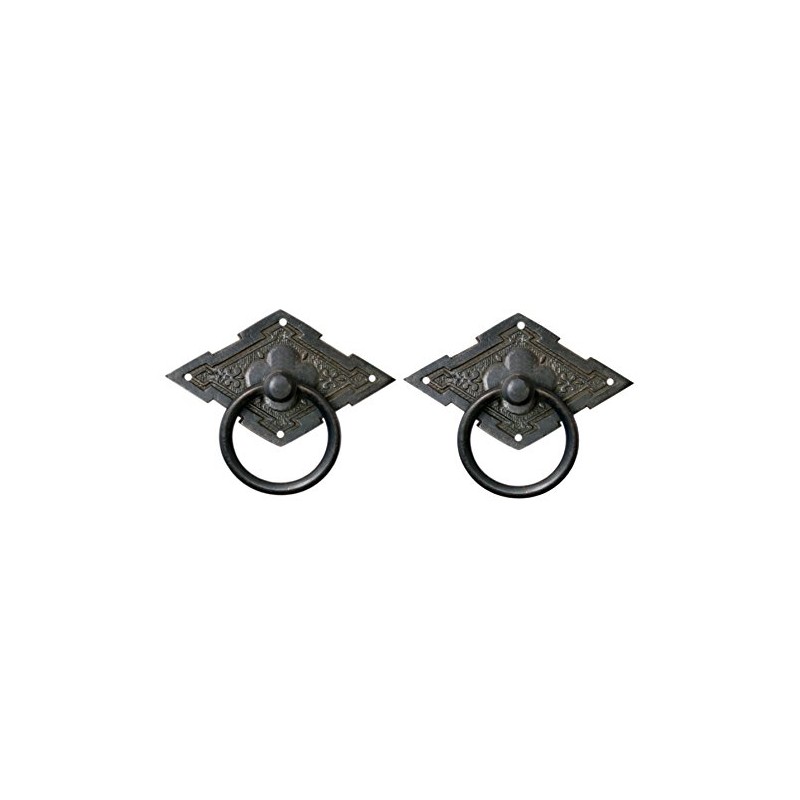 Nesha Design Components Eastlake Style Ring Pulls for Cabinets and