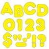 Trend Yellow 4" Casual Uppercase Ready Letters, Bulletin Board Decor,