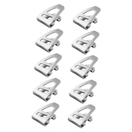 KONTONTY 10pcs Belt Tool Holder Clips Drill Durable Drill Belt Hooks for Power Tools Easy Installation Compatible with Various Impact Wrenches