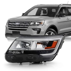 AKKON - For 2016-2018 Ford Explorer Limited | Platinum | XLT Light Tube LED DRL OE Headlights Right Side Replacement