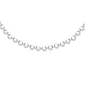 Tuscany Silver 3 mm Ball Chain Necklace of 56 cm/22-inch