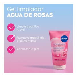 Nivea Agua Rosas Gel Limpiador Facial 150 Remueve Maquillaje Prueba Tonifica Purifica Limpia Refresca Piel Secarla Todo Tipo