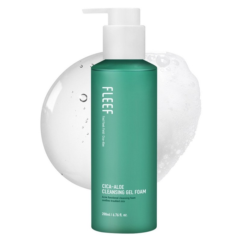 [Vegan Beauty] Flip Cica Aloe Cleansing Gel Foam, 200ml, 1