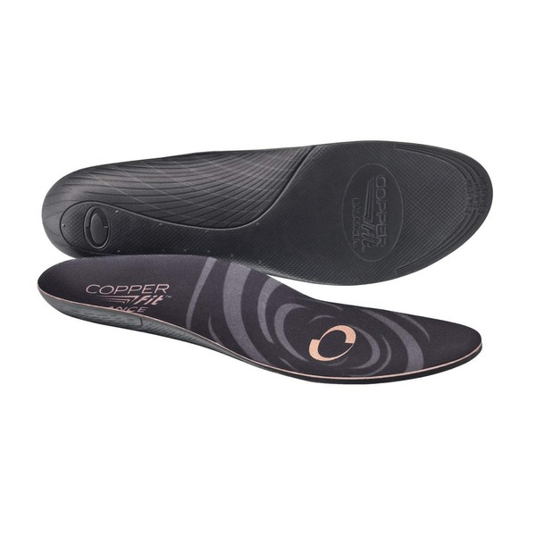 Copper Fit Balance Copper Infused Orthotic Insole, Large Set of 2 Packs (4 Insoles Total)